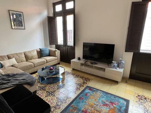 Antique Two-storey Apartment In A Modern Style.