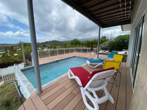 Villa 'les Cormorans' Avec Piscine Et Vue Mer