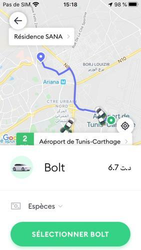 Apartment Tunis 2 Near Airport