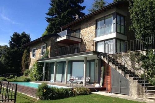 Villa Mauro Vista Lago Con Piscina