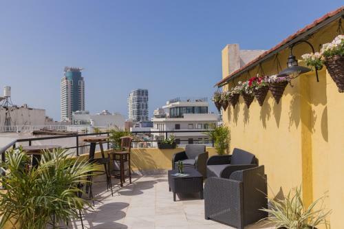 Apartamento Carmel Market Designed Studio With Balcony