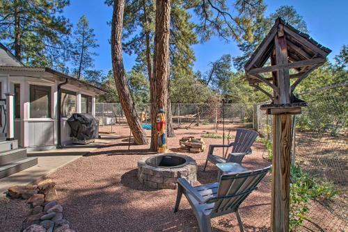 Peaceful Payson North Retreat With Fire Pit!