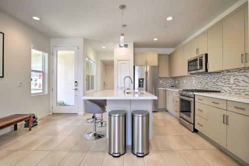 Sleek Townhome With Private Pool, Gym, And More!