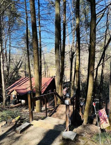 New!creek Front Cabin W/ Kingbed/firepit/fireplace