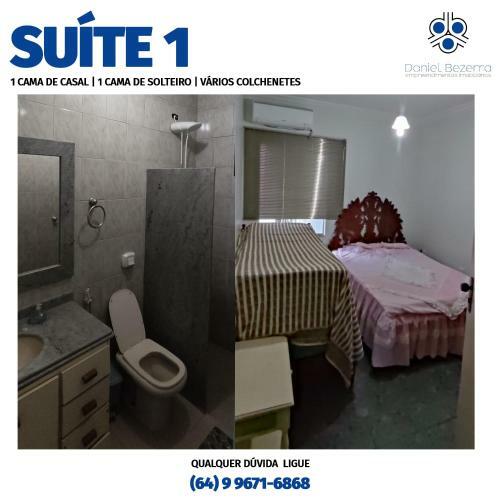 Casa Com Piscina, Churrasqueira, 3 Su�tes Com Ar Condicionado