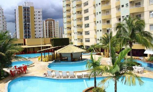 Apartamento Thermas Place Su�te Caldas Novas Com Piscinas Termais