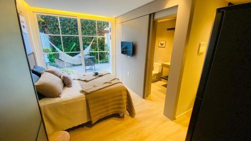 Apartamento Lindo Flat Com �rea Externa Privativa.