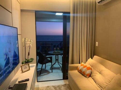 Apartamento Luxo 1406 - Quarto E Sala Com Varanda Frente Mar Ponta Verde