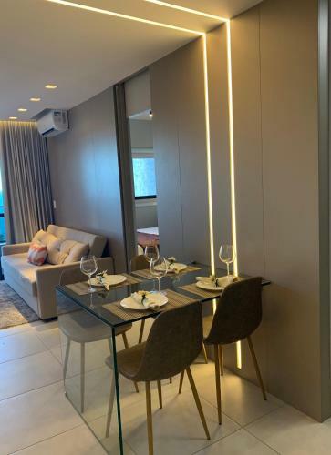 Apartamento Luxo 1406 - Quarto E Sala Com Varanda Frente Mar Ponta Verde