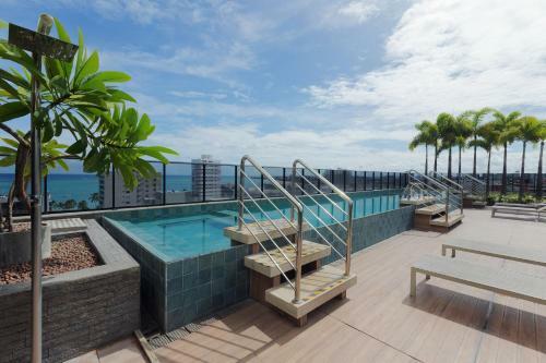 Apartamento Flat Com Piscina E Vista Pro Mar Em Ponta Verde Al