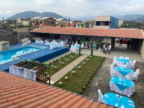 Blue House - Casa Com Ampla �rea De Lazer E Piscina