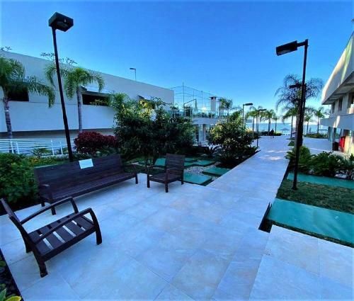 Apartamento Bali Beach Vista Mar Em B. Pi�arras/sc