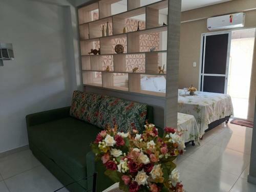 Apartamento Flat Ol�mpia Com �rea De Churrasqueira Privada E Tudo Novo