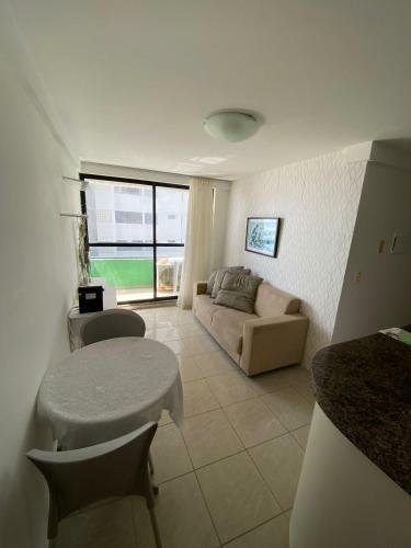 Apartamento Flat Mobiliado De Frente Para O Mar Em Natal