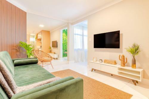 Apartamento Vt02 Excelente Apto Quarto E Sala A 300m Da Praia