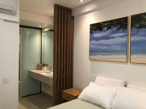 Apartamento Qavi - Flat Completo Com Dois Quartos Com Varanda E Jardim Privativo
