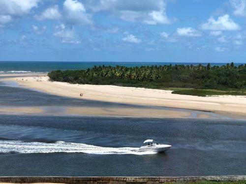 Apartamento Flat Com Linda Vista Para O Mar