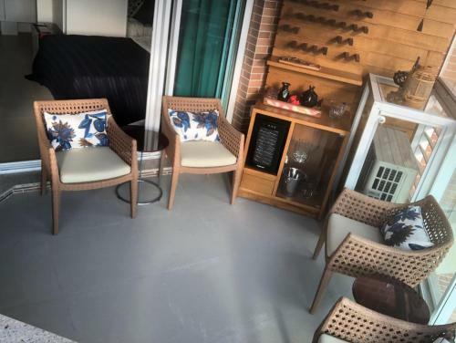 Apartamento Estanconfor Santos Com Vista Mar