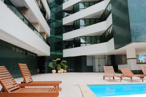 Apartamento Conforto E Charme - Piscina, Praia E Localiza��o.