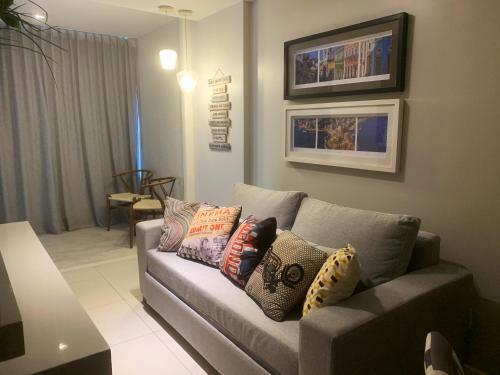 Apartamento Na Orla Da Barra Com Vista Mar