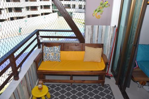 Apartamento Flat Maui Beach- Com Vista E De Frente Para O Mar