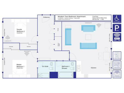 Modern Two Bedroom Apartment