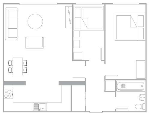 Apartamento Concept Residential Oh