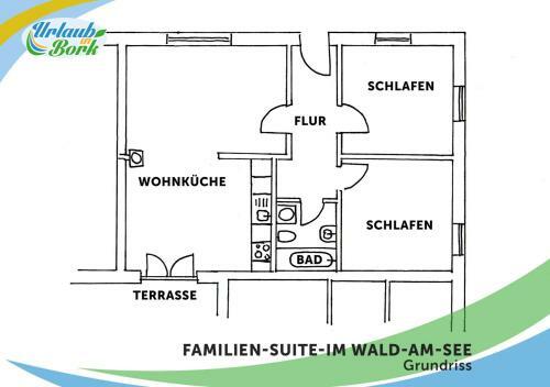 Apartamento Familien-suite-im-wald-am-see