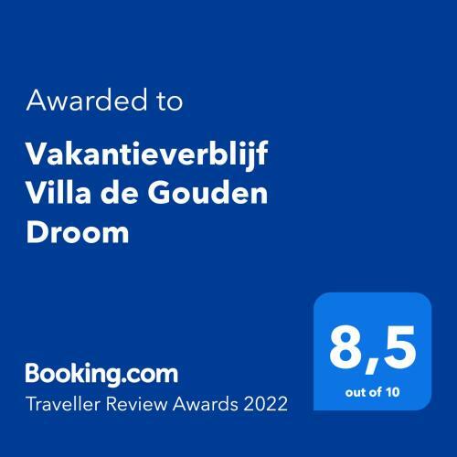 Vakantieverblijf Villa De Gouden Droom