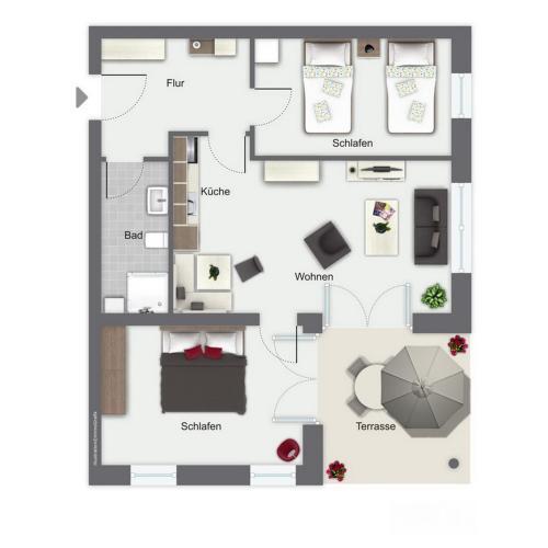 Apartamento D�nenblick Wohnung 40