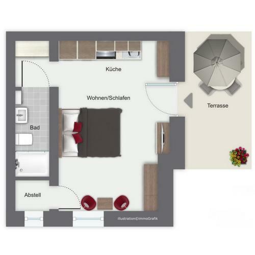 Apartamento Villa Triton Souterrain Wohnung 08