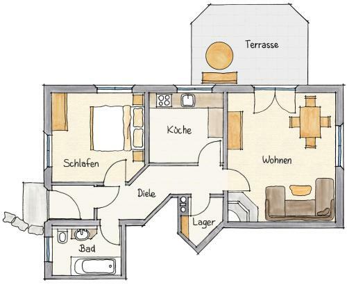 Apartamento Ferienwohnung Obstgarten