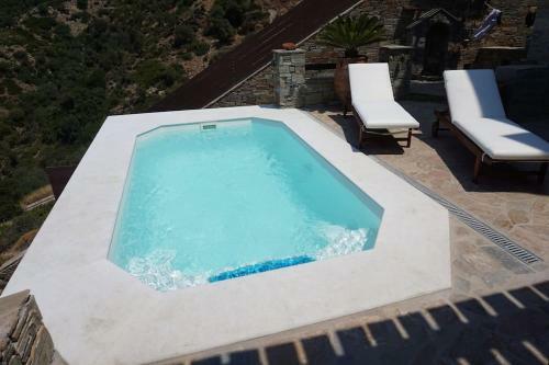 Karystos Villa Private Pool Beach Seaside Karnagio