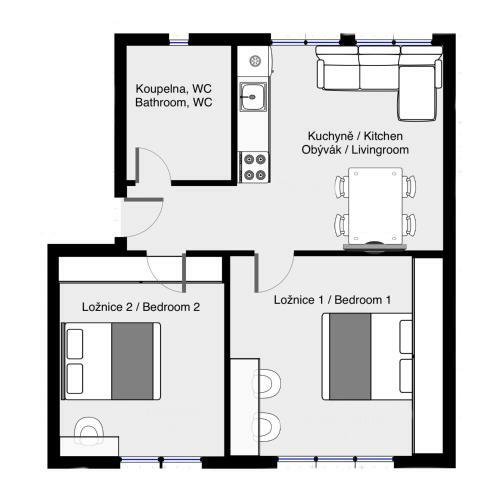 Apartm�n U Kolon�dy, Pod?brady