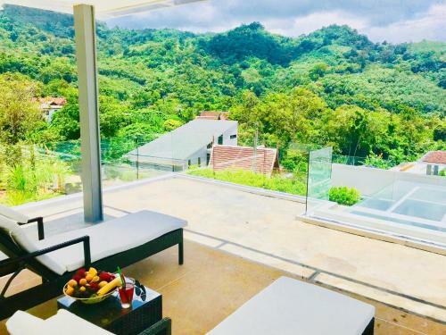 Phuket Mountain View 2br Waterfall Pool Villa In Kamala