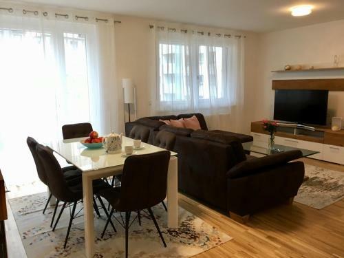 White Vintage Park View Apartment