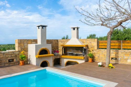 P&s Luxury Home In Cretan Nature With Sea View