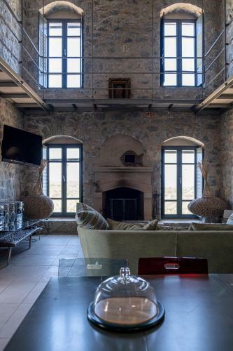 1bdr Loft In Stone Tower, Majestic View In Mani
