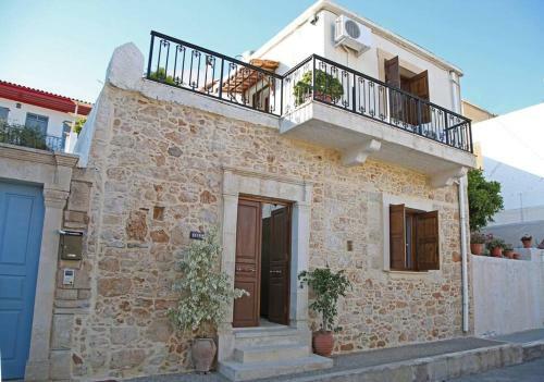Traditional House Under Kazarma Fortress In Sitia