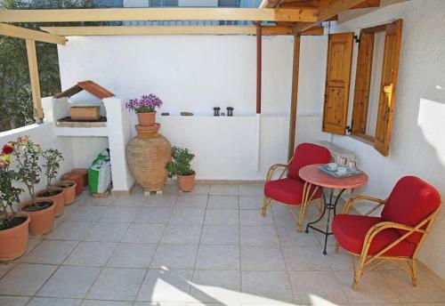 Traditional House Under Kazarma Fortress In Sitia