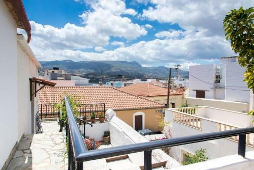 Traditional House Under Kazarma Fortress In Sitia