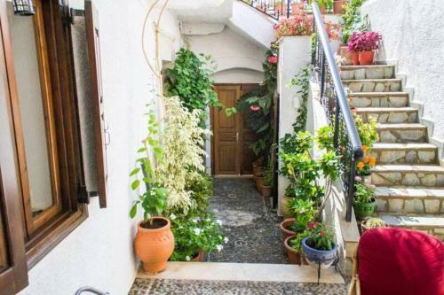 Traditional House Under Kazarma Fortress In Sitia