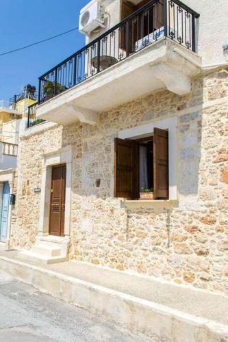 Traditional House Under Kazarma Fortress In Sitia