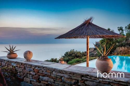 Melissaki Homm Villa In Kea Stunning Pool And View