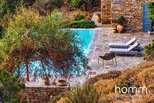 Melissaki Homm Villa In Kea Stunning Pool And View