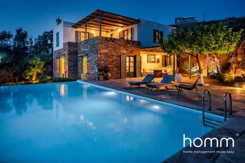 Melissaki Homm Villa In Kea Stunning Pool And View