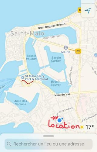 Apartamento T2 De 47m2 Au C?ur De St Servan Parking Couvert