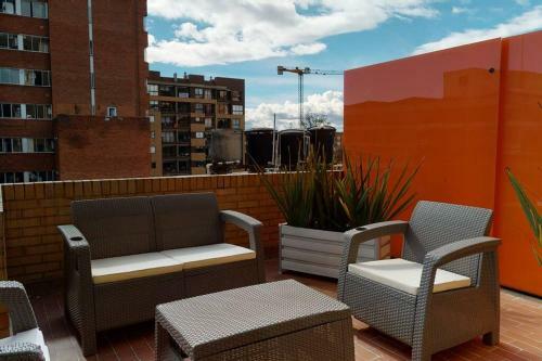 Apartamento Loft Con Terraza Privada En Chapinero