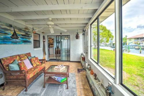 Colorful Hudson Home On Canal With Boat Dock!