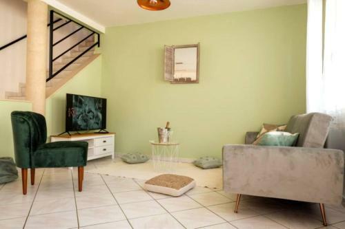 Apartamento Les Bambous Terrasse, Parking Gratuit, Centre